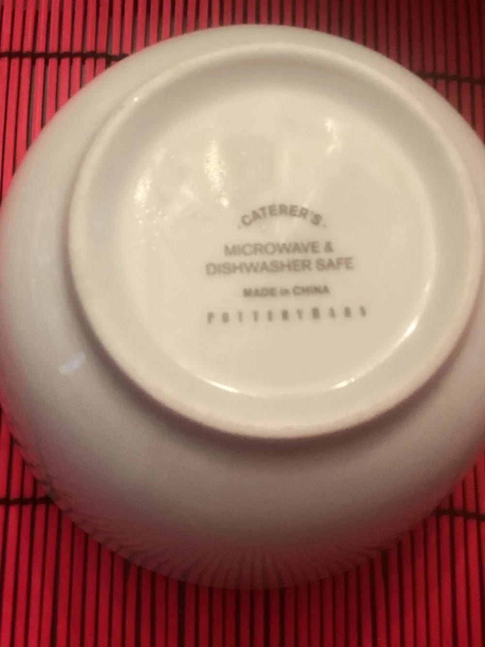 Brand new Set of 4 Pottery Barn Caterer’s white porcelain serving bowls